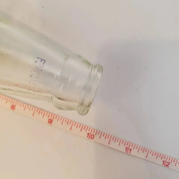 DAD'S ROOT BEER 10 Fl Oz Bottle‎ Pop Soda Bottle Clear Glass 70s Yellow White - Picture 5 of 6